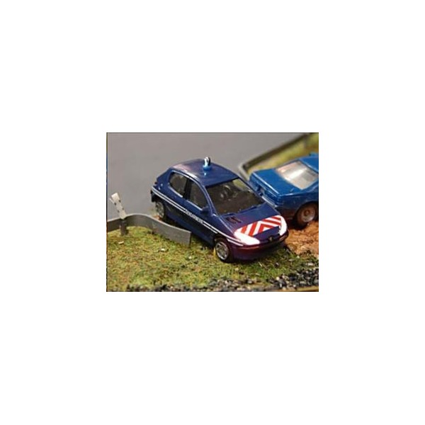 Miniature Peugeot 206 Gendarmerie Phares Gyro Fonctionnels Chez