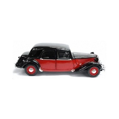 Miniature Citroen Traction 15HP 6 Cylindres Bordeaux/Noir 1952