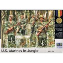 Figurines maquettes Marines U.S. dans la Jungle, 2eme GM