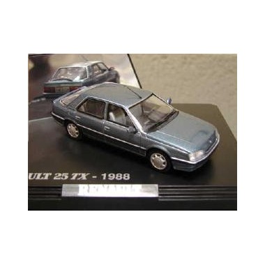 Miniature Renault 25 TX Bleue 1988 francis miniatures