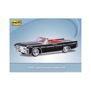 Miniature Lincoln Continental Cabriolet Noire 1963