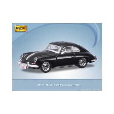 Miniature Porsche 356B Customized Noire 1960