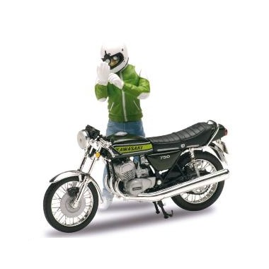 Miniature Kawasaki Quad KFX400 vert - francis miniatures