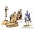  Figurines Tankistes allemands, 2ème GM Afrique 